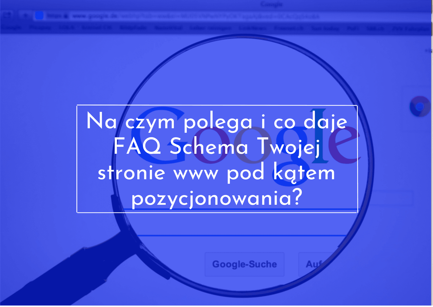 faq pozycjonowanie dane strukturalne