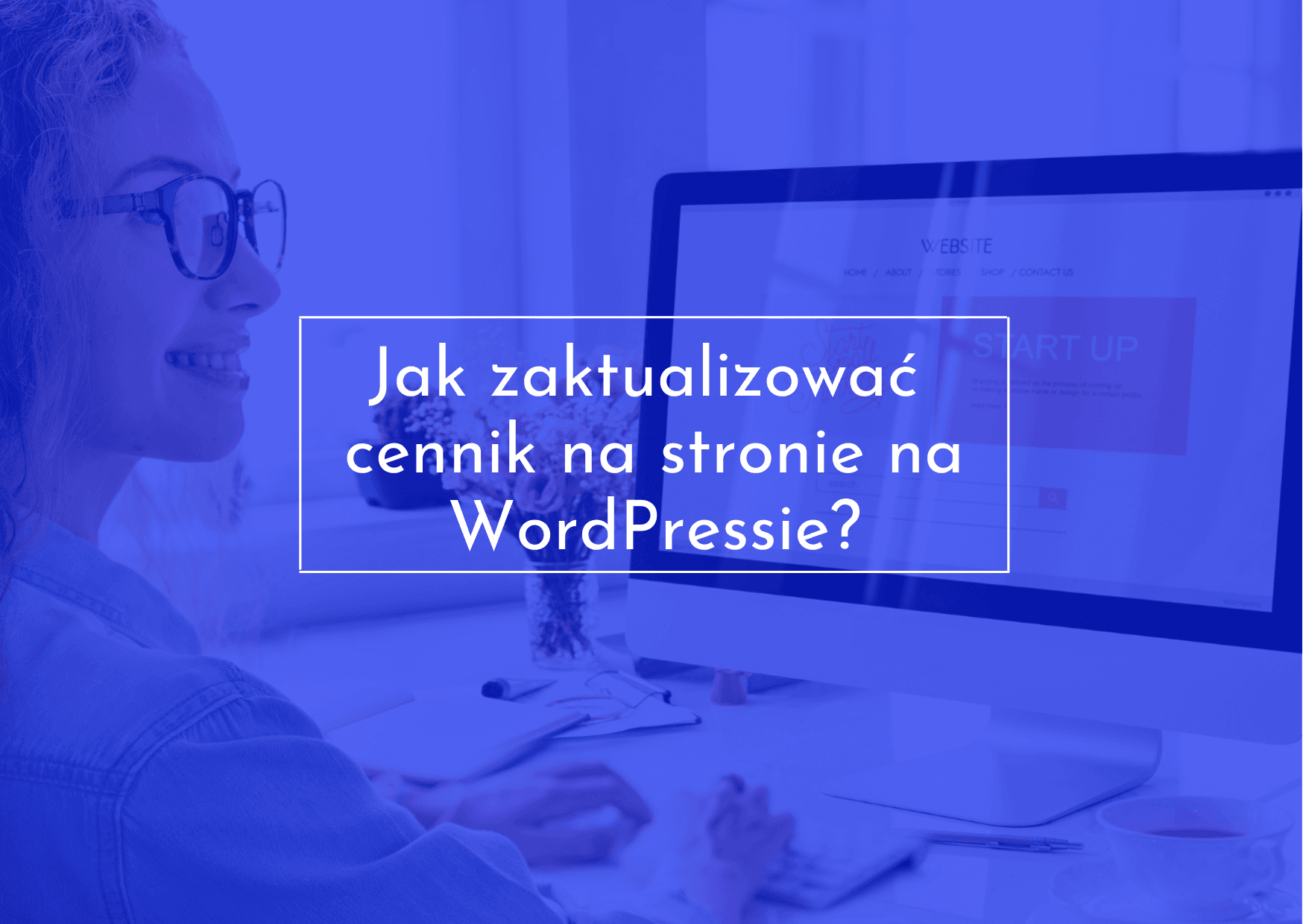 Aktualizacja cennika na stronie WordPress