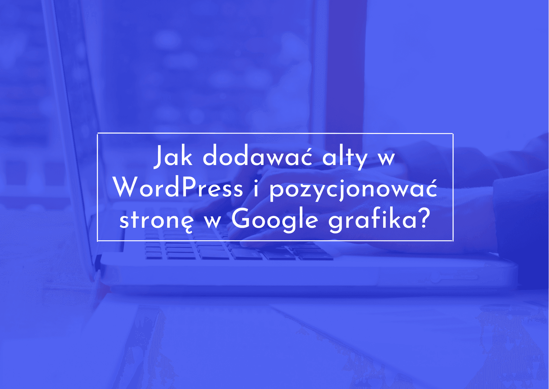 Dodawanie altów w WordPressie oraz pozycjonowanie strony w Google Grafika