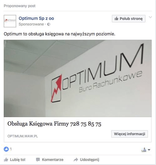 reklama facebook